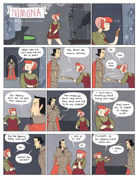 Nimona is a 2023 American computer-animated science fantasy adventure comedy film directed by Nick Bruno and Troy Quane from a screenplay by Robert L. Baird and Lloyd Taylor. It is based on the 2015 graphic novel of the same name by ND Stevenson.Set in a sci-fantasy world influenced by the Middle Ages, the film features the voices of Chloë …
